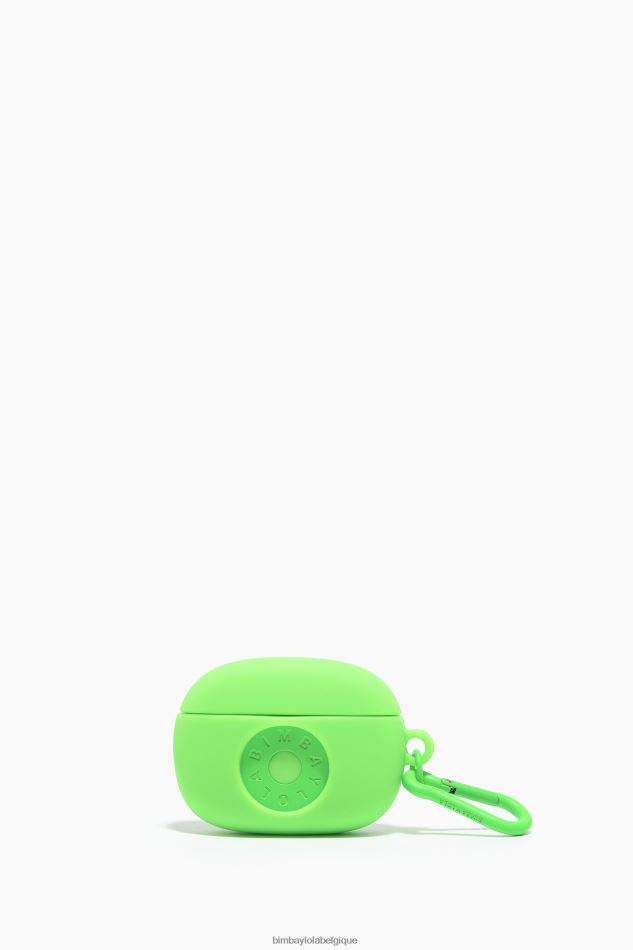 accessoires Bimba Y Lola coque airpods pro en silicone avec logo vert HV4486936