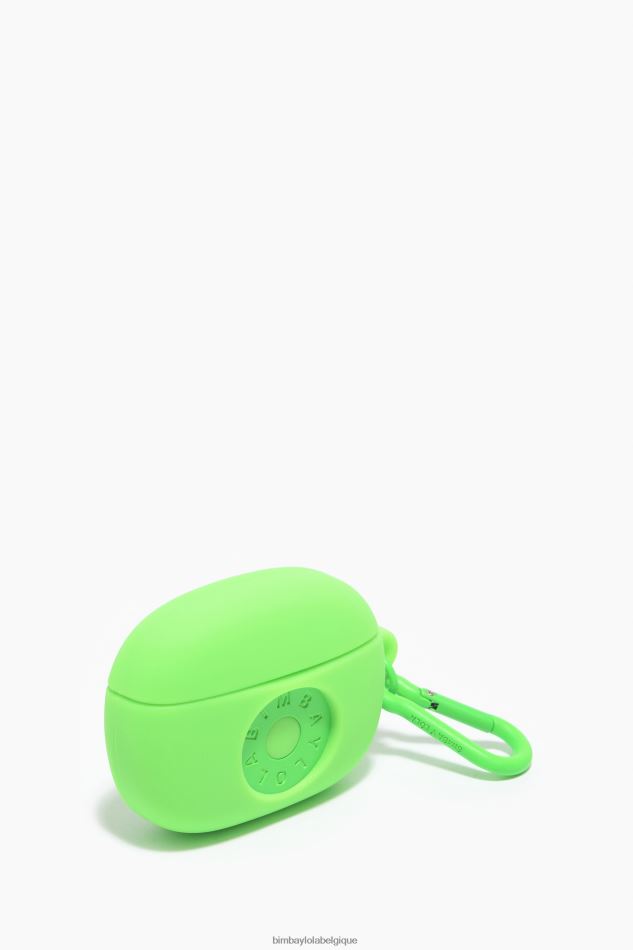 accessoires Bimba Y Lola coque airpods pro en silicone avec logo vert HV4486936