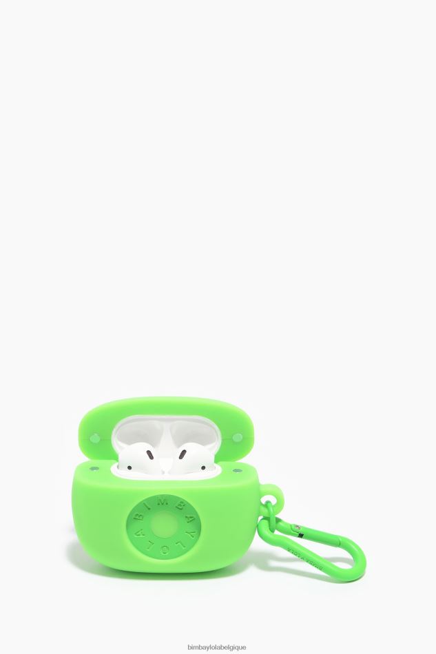 accessoires Bimba Y Lola étui pour airpods en silicone avec logo vert HV4486935