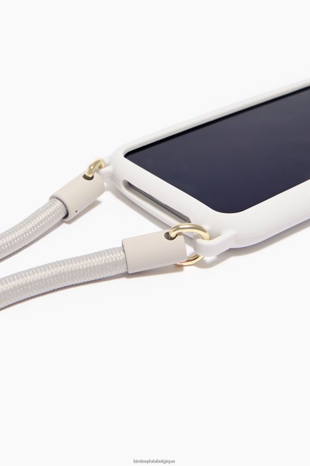 accessoires Bimba Y Lola coque iphone 11 logo taupe HV4486913