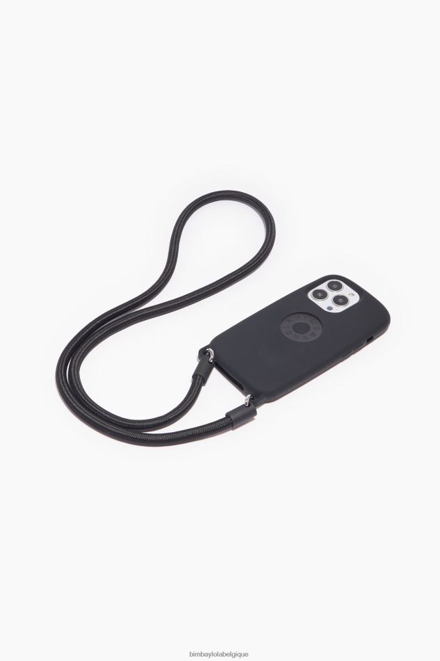 accessoires Bimba Y Lola coque iphone 13 pro logo noir HV4486922