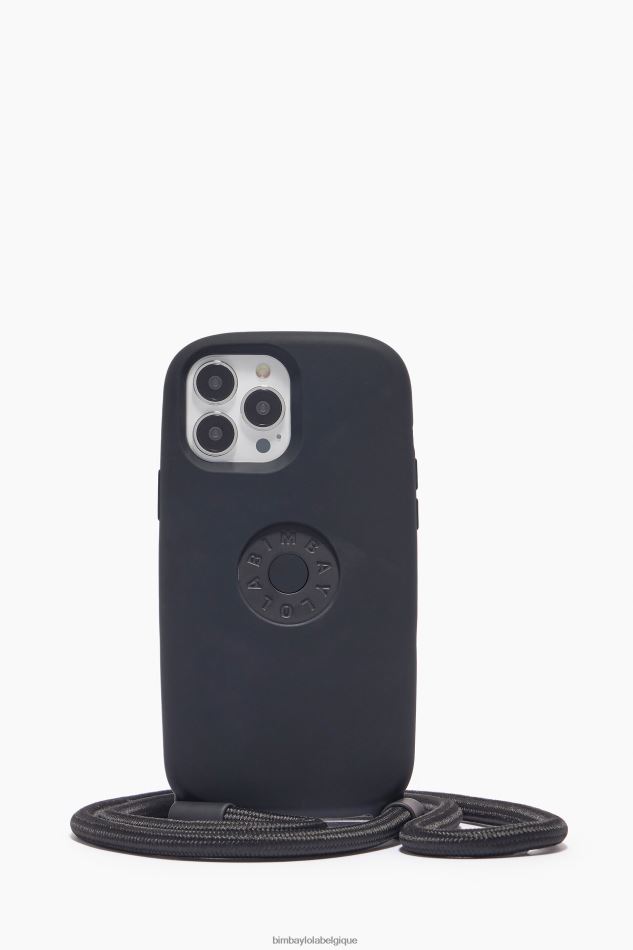 accessoires Bimba Y Lola coque iphone 13 pro max logo noir HV4486924