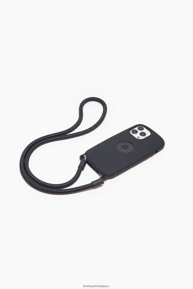 accessoires Bimba Y Lola coque iphone 13 pro max logo noir HV4486924