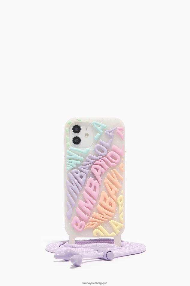 accessoires Bimba Y Lola coque transparente iphone 12 pro multicolore HV4486906