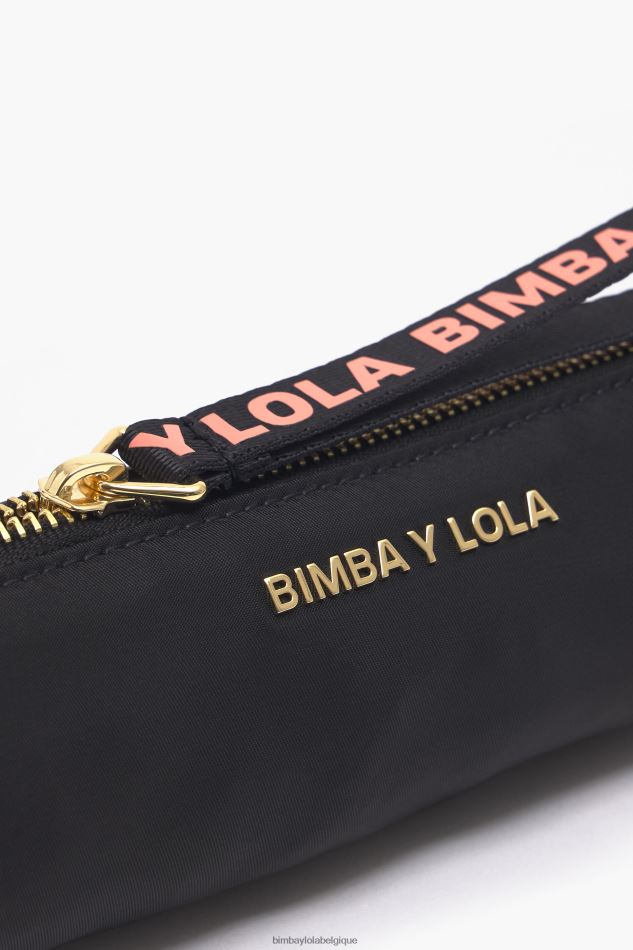 accessoires Bimba Y Lola étui cylindrique en nylon noir HV44861120
