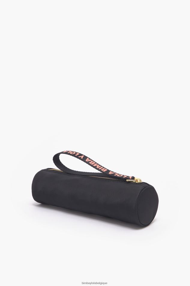 accessoires Bimba Y Lola étui cylindrique en nylon noir HV44861120