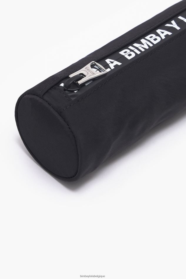 accessoires Bimba Y Lola étui cylindrique en nylon noir HV44861121