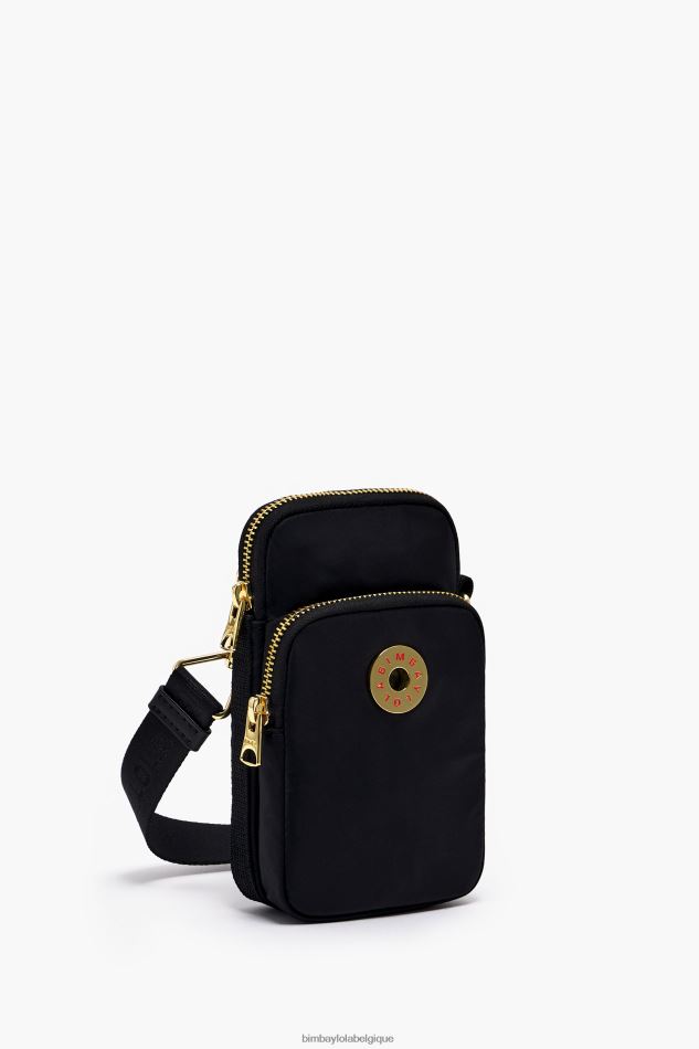 accessoires Bimba Y Lola mini sac rectangulaire en nylon noir HV44861135