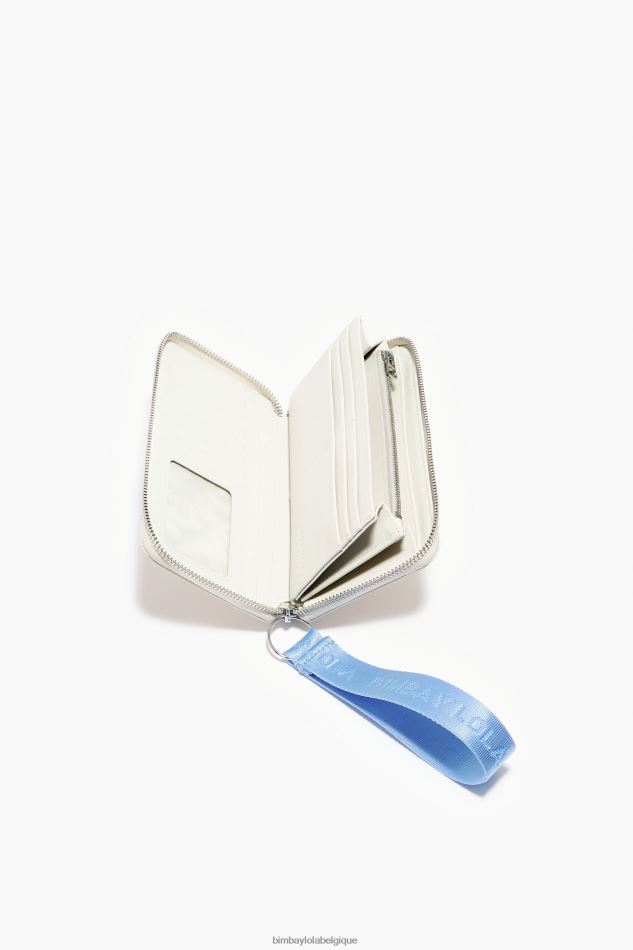 accessoires Bimba Y Lola porte-feuille en cuire blanc HV44861067