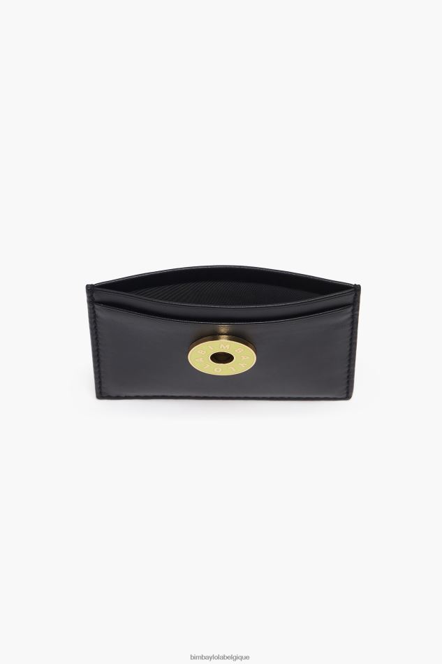 accessoires Bimba Y Lola porte-cartes en cuir noir HV44861128