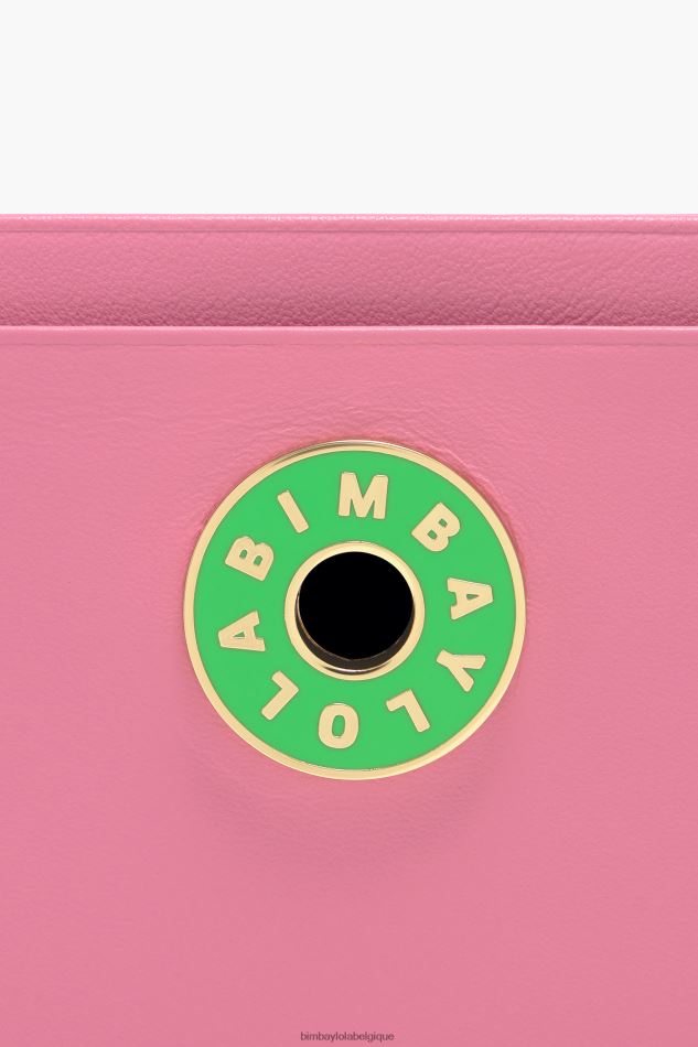 accessoires Bimba Y Lola porte-cartes en cuir rose HV44861127