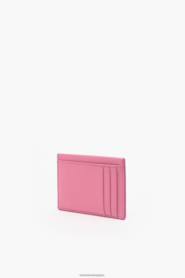 accessoires Bimba Y Lola porte-cartes en cuir rose HV44861127