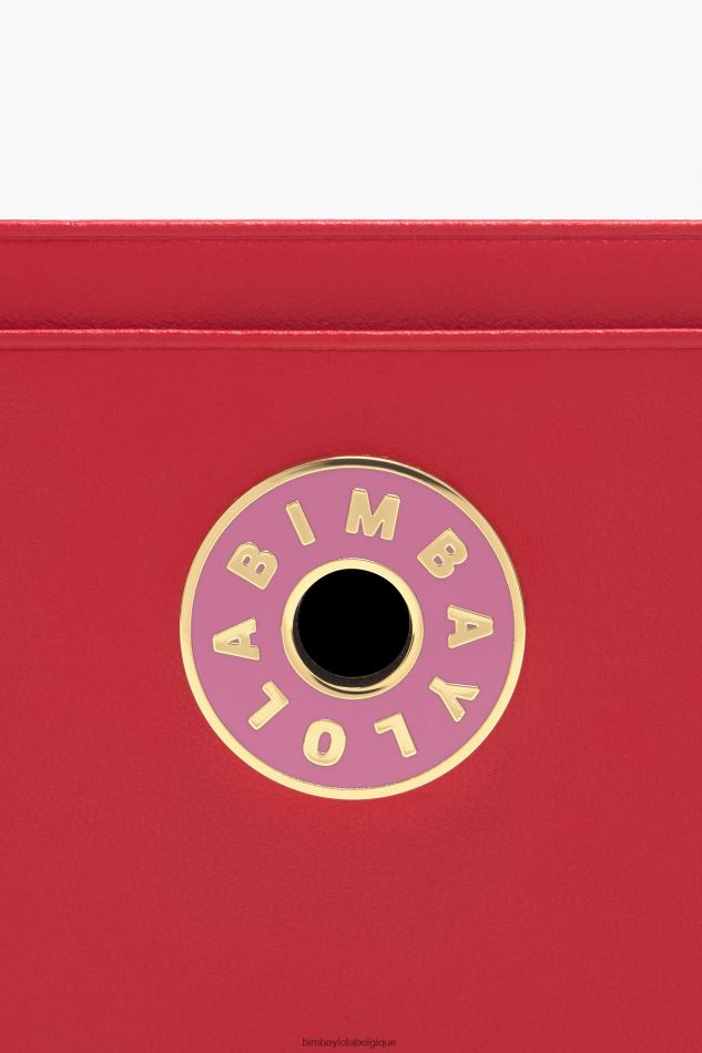 accessoires Bimba Y Lola porte-cartes en cuir rouge HV44861025