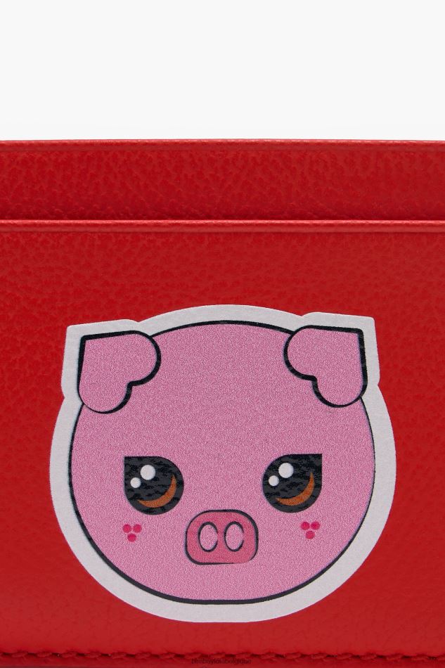 accessoires Bimba Y Lola porte-cartes en cuir rouge HV44861125