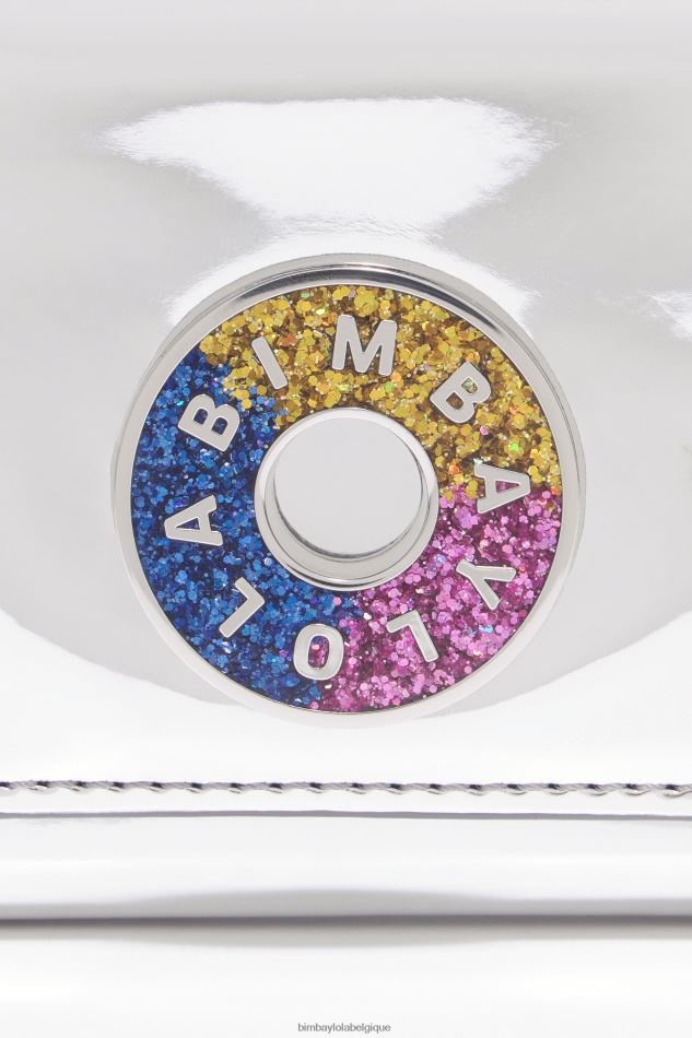 accessoires Bimba Y Lola bourse de brevet argent HV44861050