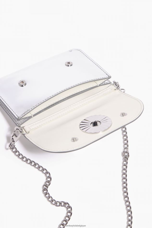 accessoires Bimba Y Lola bourse de brevet argent HV44861050
