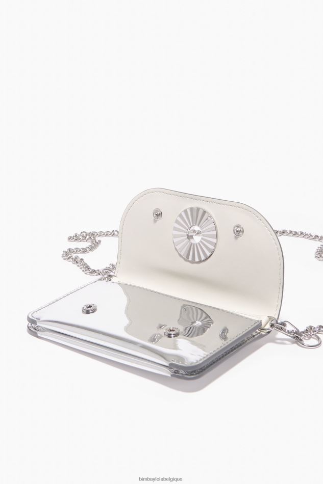 accessoires Bimba Y Lola bourse de brevet argent HV44861050