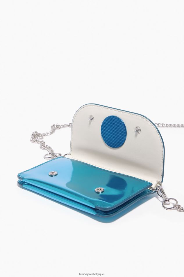 accessoires Bimba Y Lola bourse de brevet bleu HV44861049