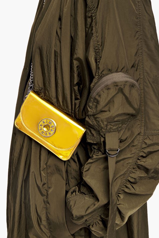 accessoires Bimba Y Lola bourse de brevet jaune HV44861051