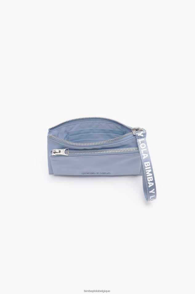 accessoires Bimba Y Lola porte-monnaie double en nylon bleu HV4486979
