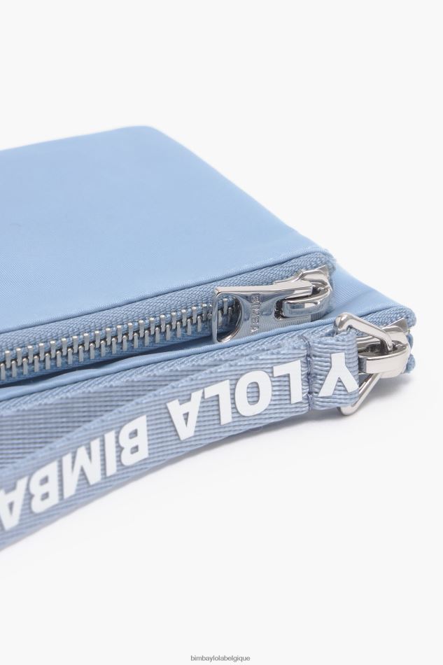 accessoires Bimba Y Lola porte-monnaie double en nylon bleu HV4486979