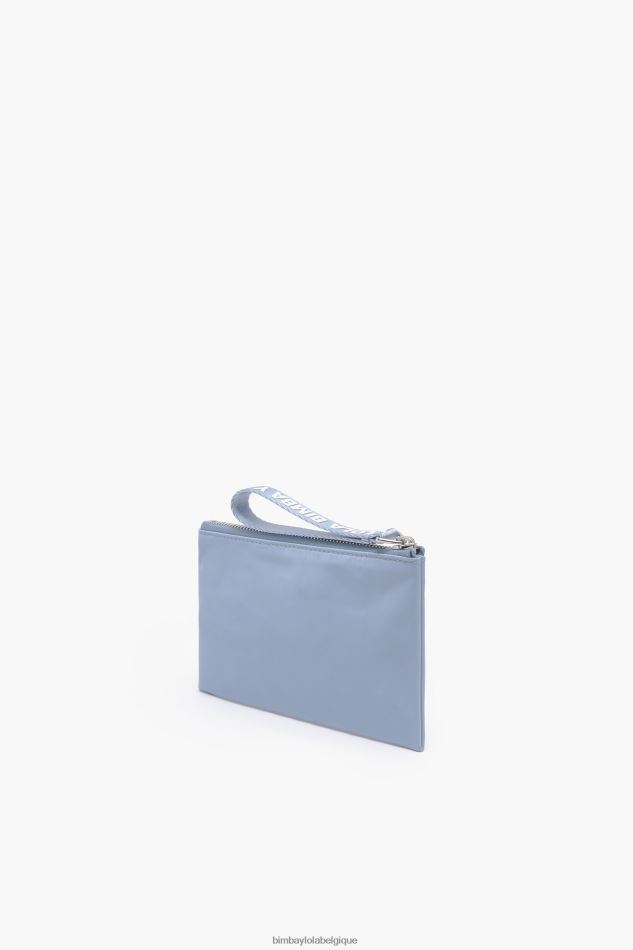 accessoires Bimba Y Lola porte-monnaie double en nylon bleu HV4486979