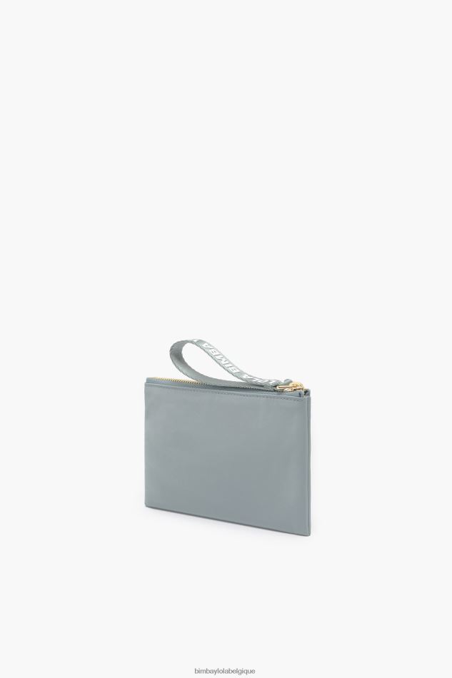 accessoires Bimba Y Lola porte-monnaie double en nylon bleu vert HV4486978