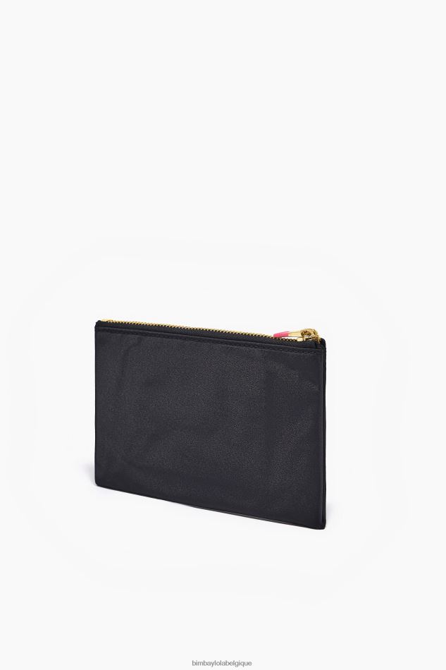 accessoires Bimba Y Lola porte-monnaie double en nylon noir HV44861055