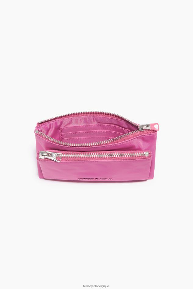 accessoires Bimba Y Lola porte-monnaie double en nylon rose HV44861056