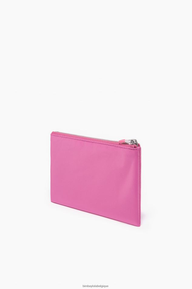 accessoires Bimba Y Lola porte-monnaie double en nylon rose HV44861056