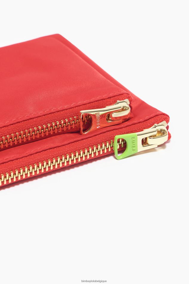 accessoires Bimba Y Lola porte-monnaie double en nylon rouge HV44861054