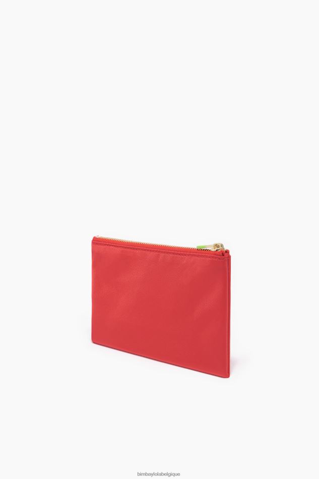 accessoires Bimba Y Lola porte-monnaie double en nylon rouge HV44861054