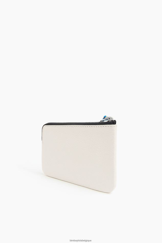 accessoires Bimba Y Lola porte-monnaie en cuir blanc HV4486994