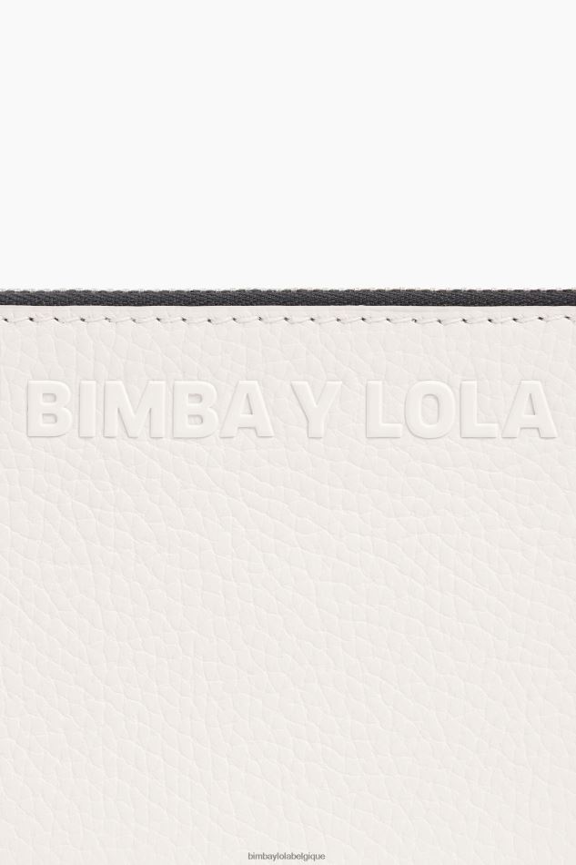 accessoires Bimba Y Lola porte-monnaie en cuir blanc HV4486995
