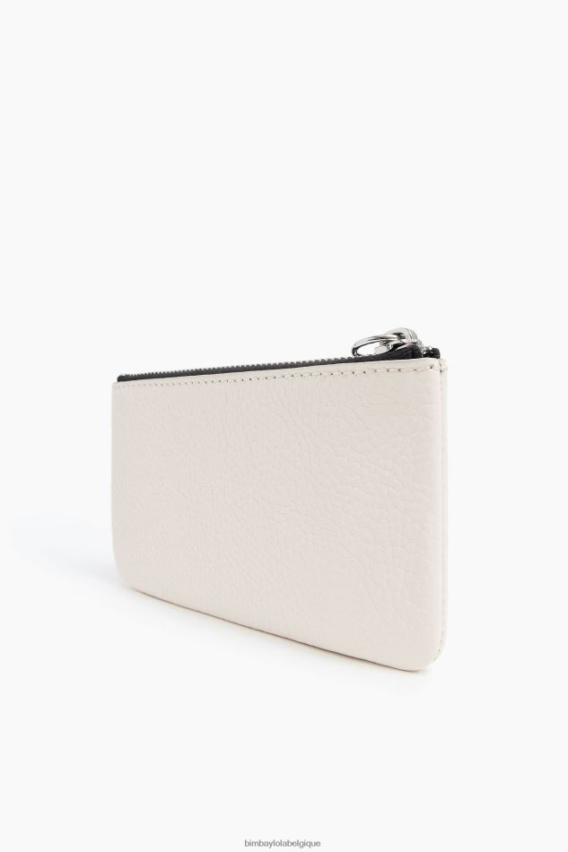 accessoires Bimba Y Lola porte-monnaie en cuir blanc HV4486995