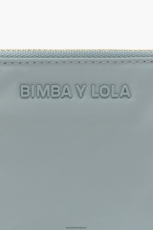accessoires Bimba Y Lola porte-monnaie incurvé en nylon bleu vert HV4486980