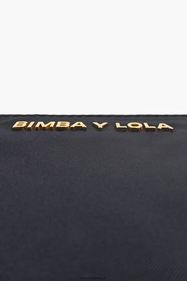 accessoires Bimba Y Lola porte-monnaie incurvé en nylon noir HV44861020