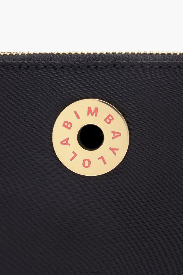 accessoires Bimba Y Lola porte-monnaie incurvé en nylon noir HV44861031