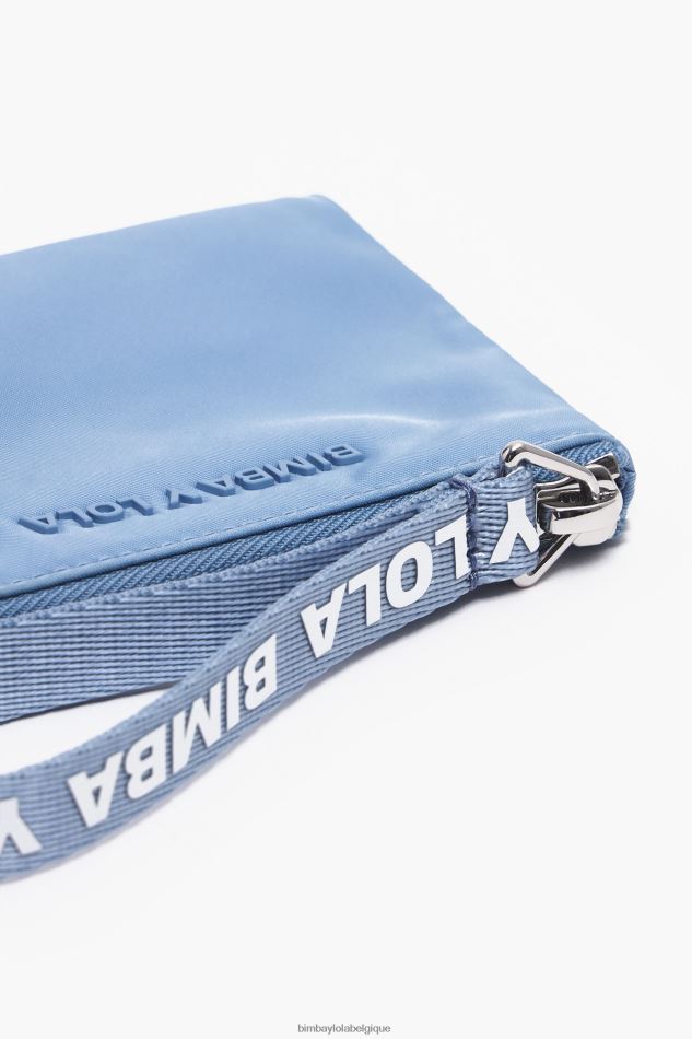 accessoires Bimba Y Lola porte-monnaie incurvé en nylon pastel bleu HV4486981