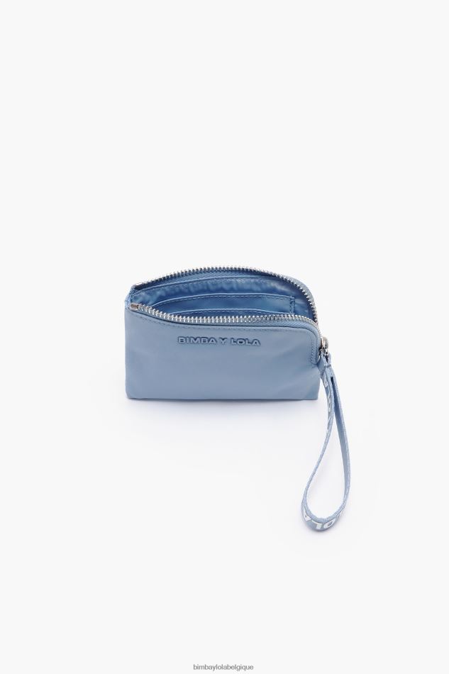 accessoires Bimba Y Lola porte-monnaie incurvé en nylon pastel bleu HV4486981
