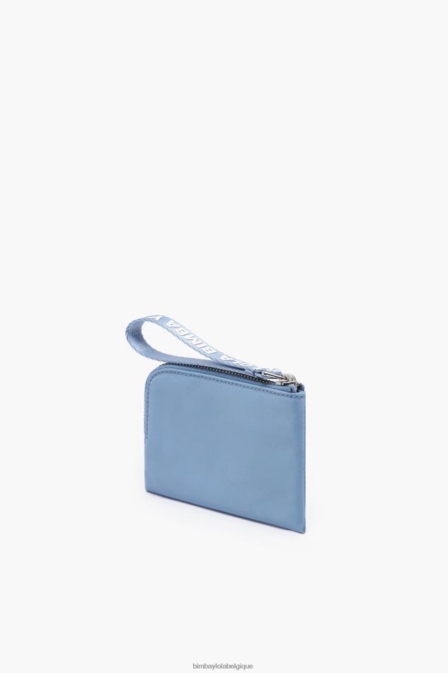 accessoires Bimba Y Lola porte-monnaie incurvé en nylon pastel bleu HV4486981