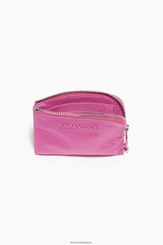 accessoires Bimba Y Lola porte-monnaie incurvé en nylon rose HV44861063