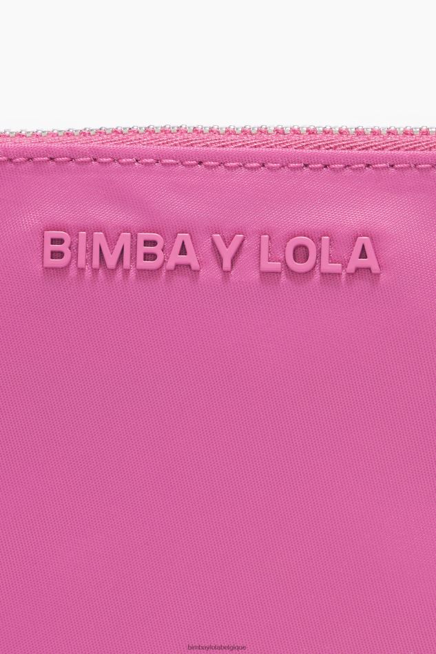 accessoires Bimba Y Lola porte-monnaie incurvé en nylon rose HV44861063