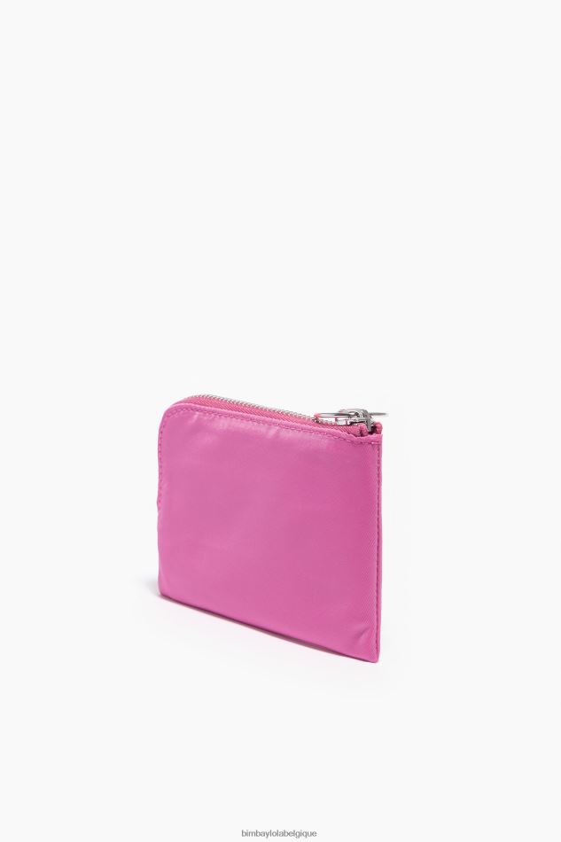 accessoires Bimba Y Lola porte-monnaie incurvé en nylon rose HV44861063