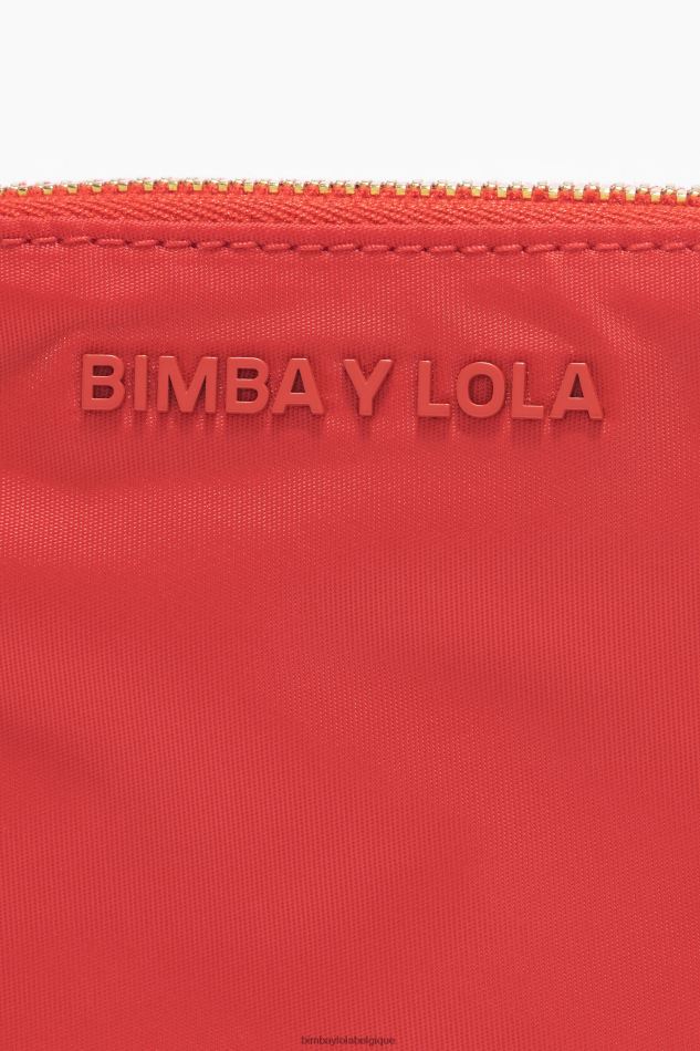 accessoires Bimba Y Lola porte-monnaie incurvé en nylon rouge HV44861064