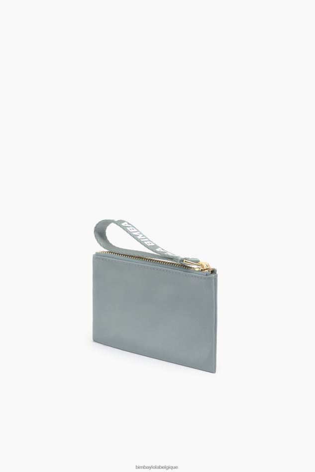 accessoires Bimba Y Lola porte-monnaie rectangulaire en nylon bleu vert HV4486983