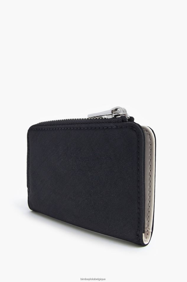 accessoires Bimba Y Lola porte-monnaie rectangulaire en nylon noir HV44861021