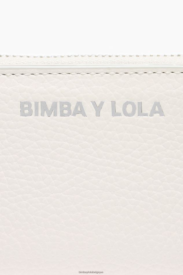 accessoires Bimba Y Lola sac à main en cuir blanc HV44861046