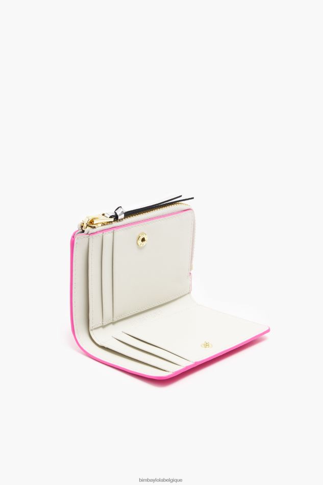 accessoires Bimba Y Lola sac à main en cuir rose néon HV44861036