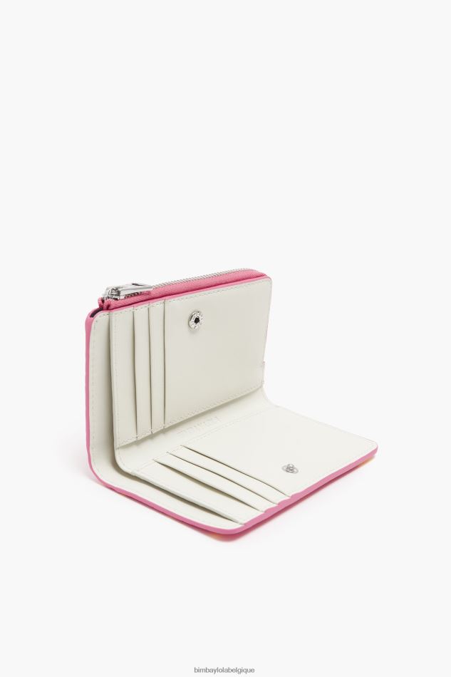 accessoires Bimba Y Lola sac à main imprimé crocodile rose HV44861038